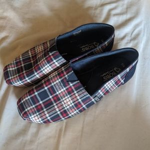Plaid Slip Ons